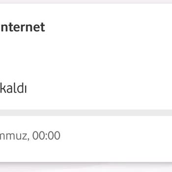 Aldığım İnternet Paketinin Tamamı Hattıma Tanımlanmadı