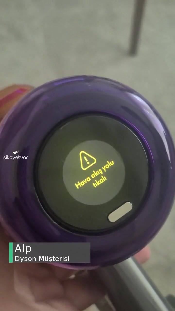 Dyson Hava Akış Yolu Tıkalı Mesajı videonun kapak resmi