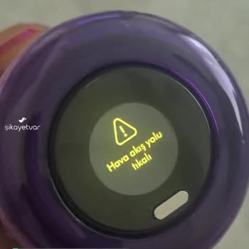 Dyson Hava Akış Yolu Tıkalı Mesajı