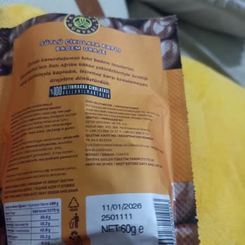 Aldığım Kahve Dünyası Bademli Çikolatalar Bozulmuş Ve Güven Vermiyor