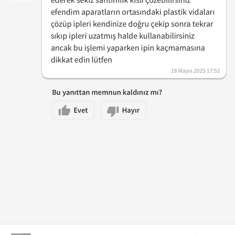 Eksik Ölçüde Gelen Perde Ve İade Sorunu