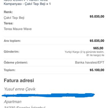 Online Alışverişte Yaşadığım İletişim Sorunu Ve Ürün Teslimatı Problemi