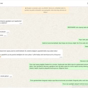 Keten Elbise Yerine Naylon Ürün Ve Faturasız Teslimat Sorunu