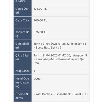 Otoyol A.Ş HGS Varken Haksız Ceza Ve Bilgilendirme Eksikliği Mağduriyeti