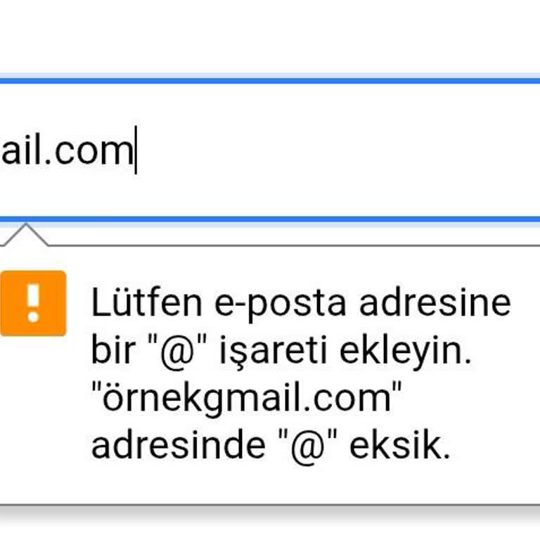 Çekiliş Formunda @ İşareti Sorunu Nedeniyle Başvuru Yapılamıyor