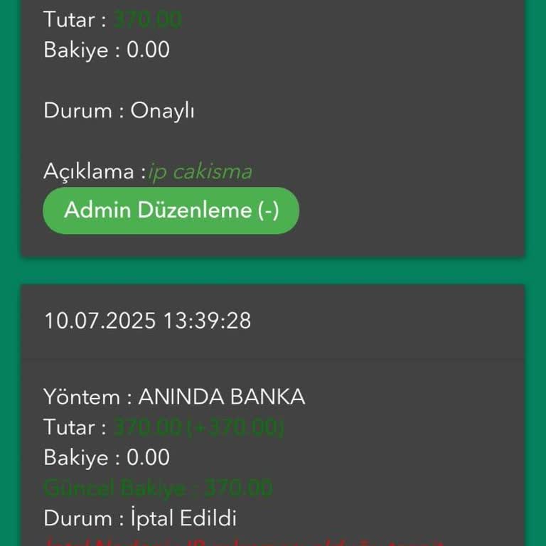 Betpark Kazancım Bahanelerle Geri Alındı