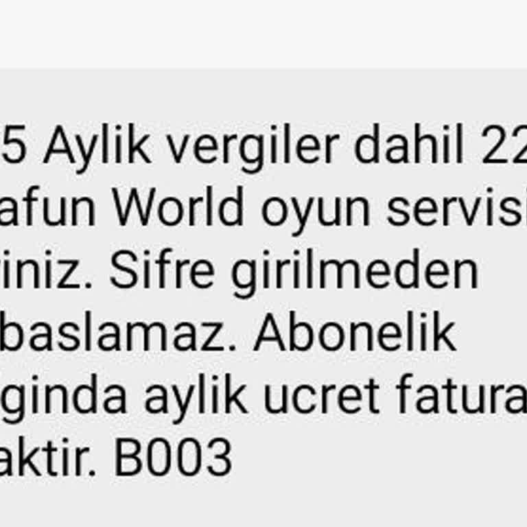 Onaysız Başlatılan Novafun World Aboneliği Faturama Yansıtıldı