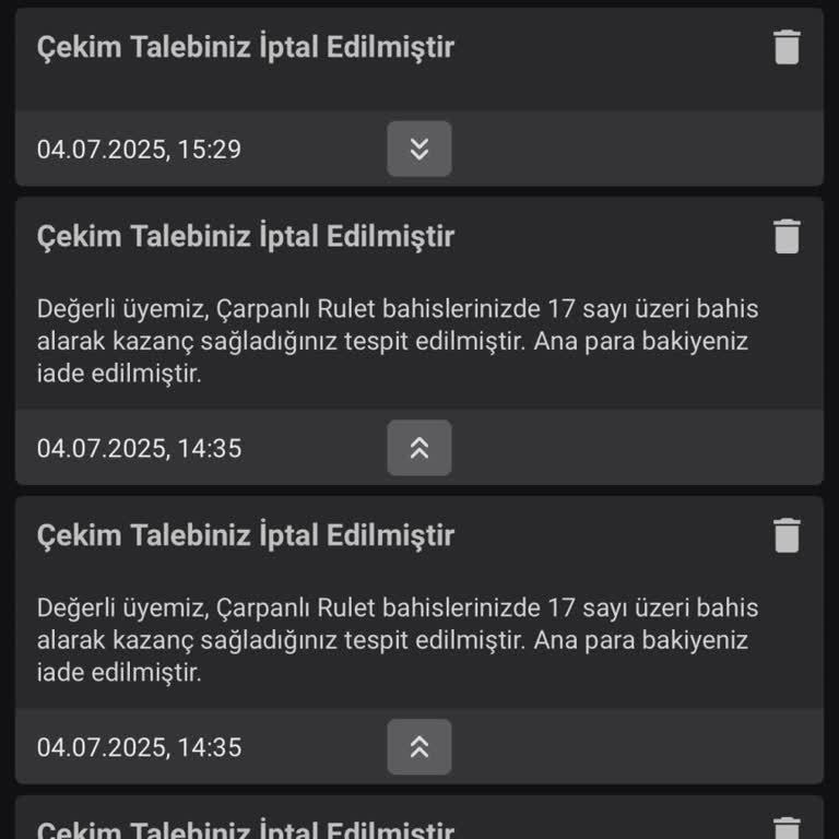 Vaycasino Kazandığım Tutar Kural Gerekçesiyle Hesabımdan Silindi