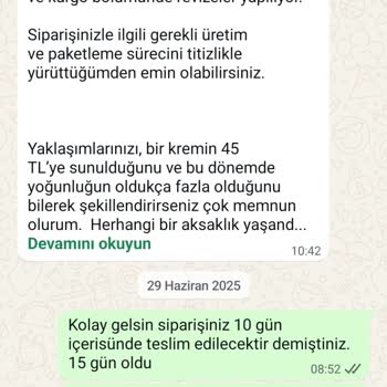 Siparişim 2 Ay Geçmesine Rağmen Gönderilmedi, Paramı İstiyorum