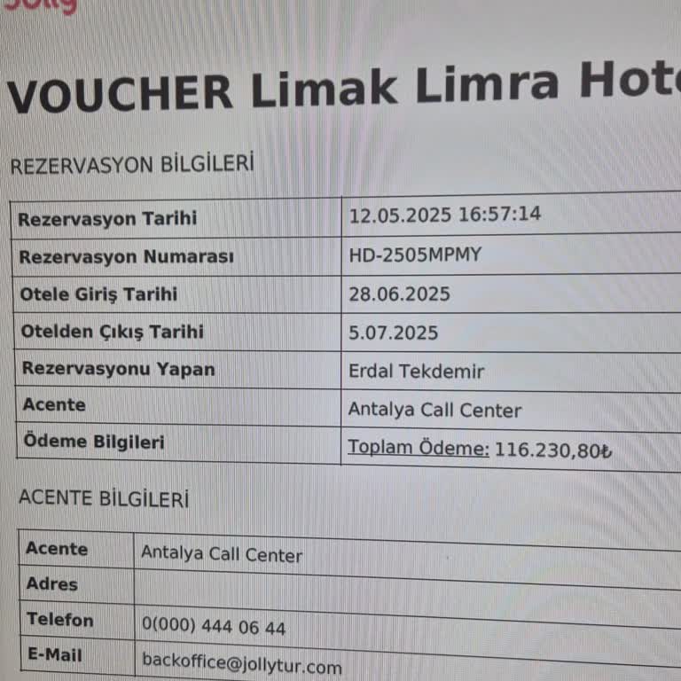 Jolly Tur Bonus Puan Kampanyası Mağduriyeti Ve İlgisiz Müşteri Hizmeti