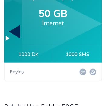 Türk Telekom 50 GB Kampanyasında Sistem Hatasıyla Mağduriyet Yaşadım