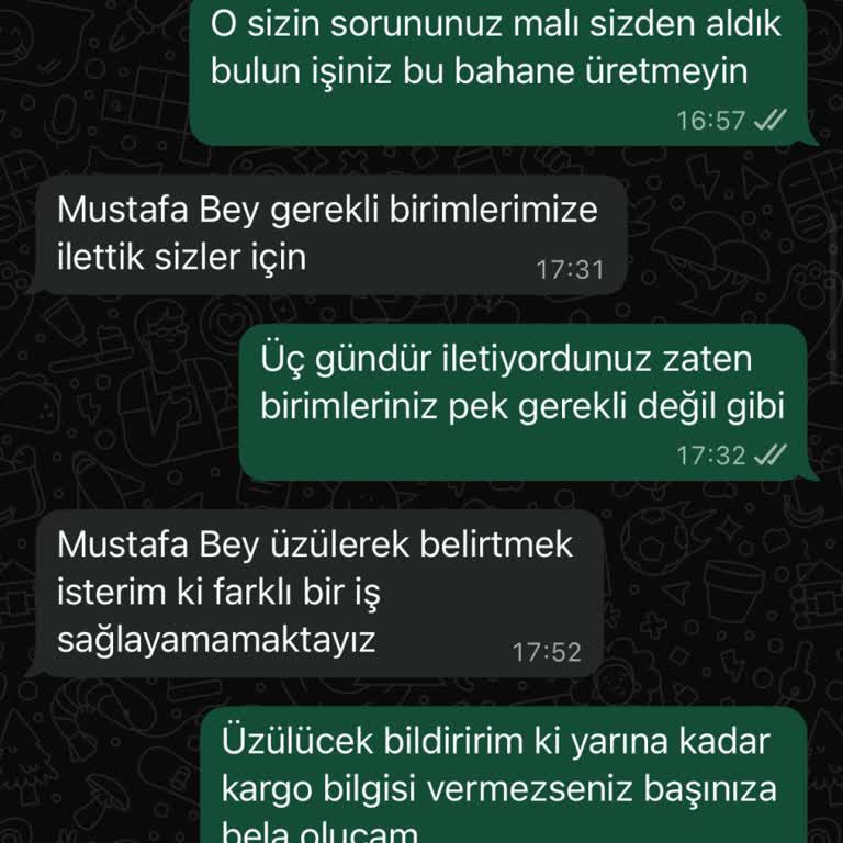 Kargo Teslimatı Ve Bilgilendirme Sorunu Yaşıyorum