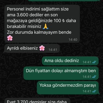 Ödeme Sonrası Abiye Fiyatını Artırıp Tekrar Para İstediler Güven Sıfır