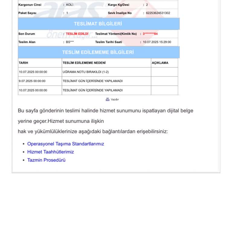 Aras Kargo Teslimat Saatleri Değişiyor Paketim Ulaştırılmıyor