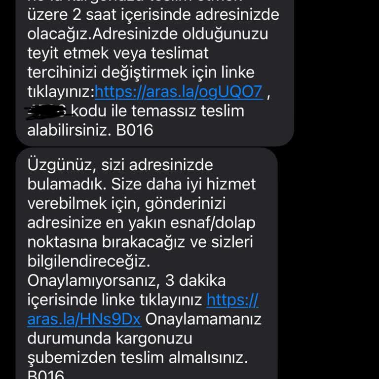 Evde Olmama Rağmen Kargom Teslim Edilmedi Ve Şubeden İade Edildi