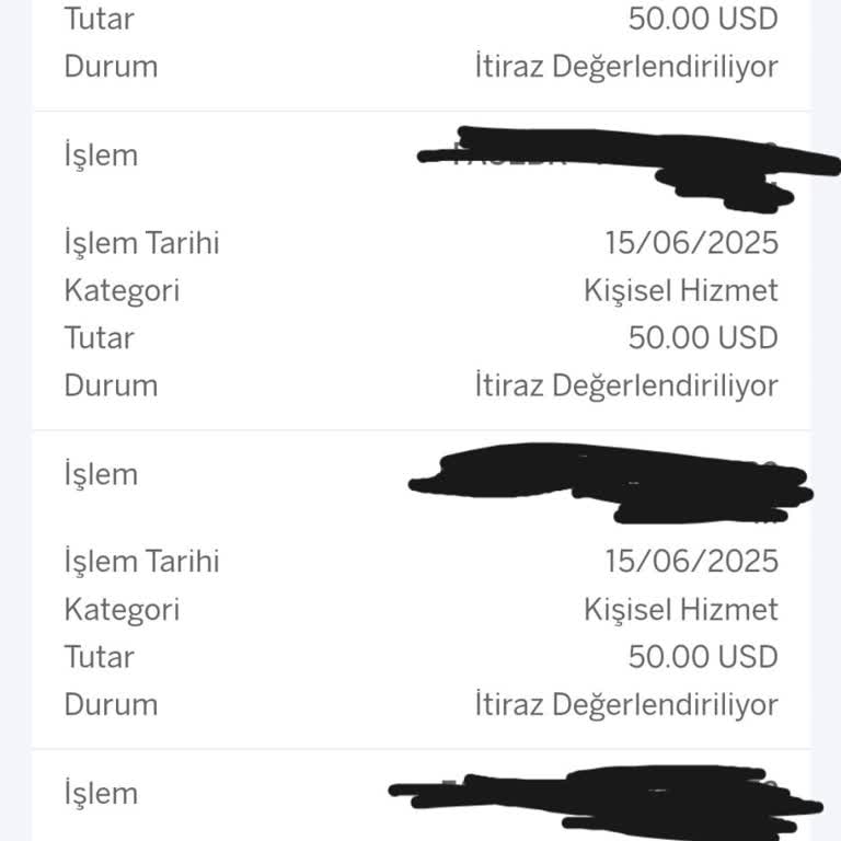 Garanti Bankası Kartımdan İzinsiz 200 Dolar Çekildi İtiraz Süreci Uzadı