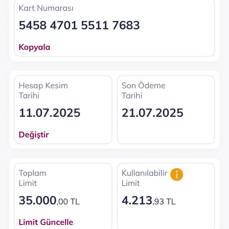 Erken Ödeme Yapmama Rağmen Kredi Kartımın Kısıtı Kaldırılmadı