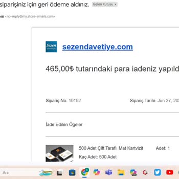Kartvizit Siparişim Zamanında Teslim Edilmedi, İşlerim Aksadı Ve Mağdur Oldum