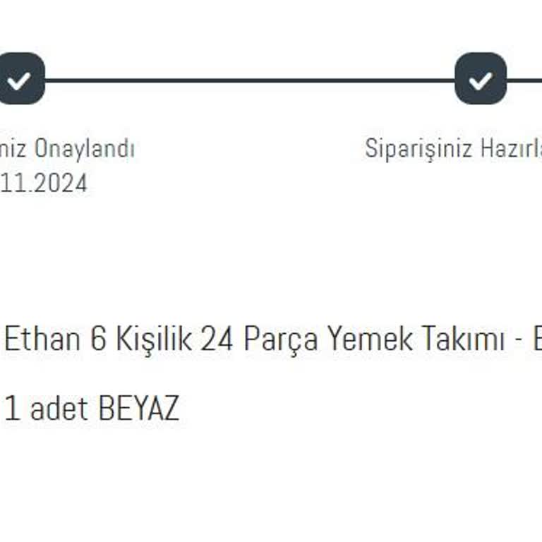 Yemek Takımı Stoğu Tükenince Takım Tamamlanamıyor, Çözüm Bekliyorum