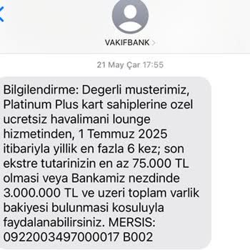 Lounge Kullanım Şartları Kart Aldıktan Sonra Keyfi Şekilde Değiştirildi