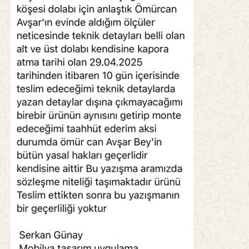 Kahve Köşesi Dolabı Teslim Edilmedi Sözler Tutulmadı