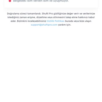 Para Yatırma İşleminde Kimlik Doğrulama Sorunları Yaşadım