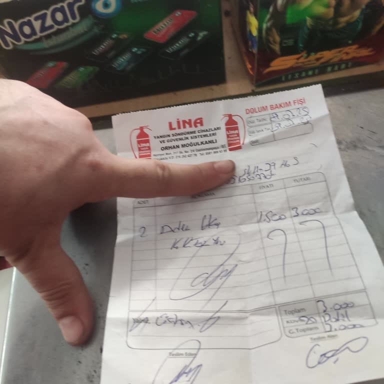 Yangın Söndürme Tüpü Teslim Edilmedi, İletişim Kurulamıyor