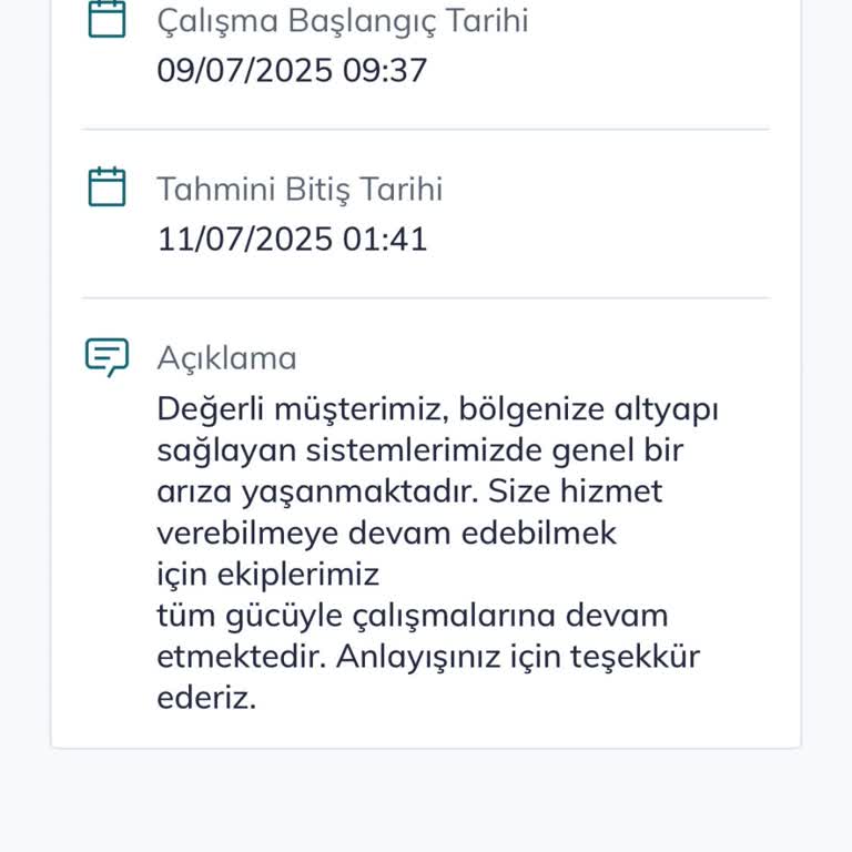 İnternet Kesintisi Ve Altyapı Sorunları İşimizi Aksatıyor
