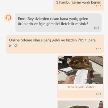 Yanlış Gelen Sipariş Ve Ücret İadesi Sorunu