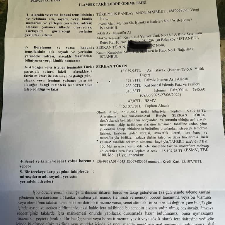 İcra Borcumun Üzerinde Para Talep Ediliyor