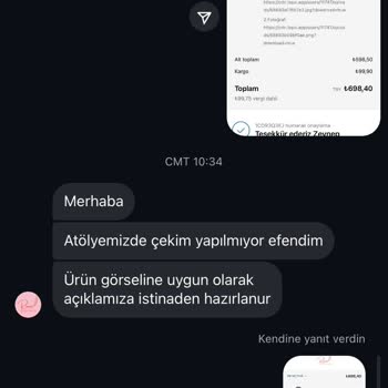 Sipariş Edilen Masa Kartlığında Fotoğraf Ve Yazı İstediğim Gibi Değil