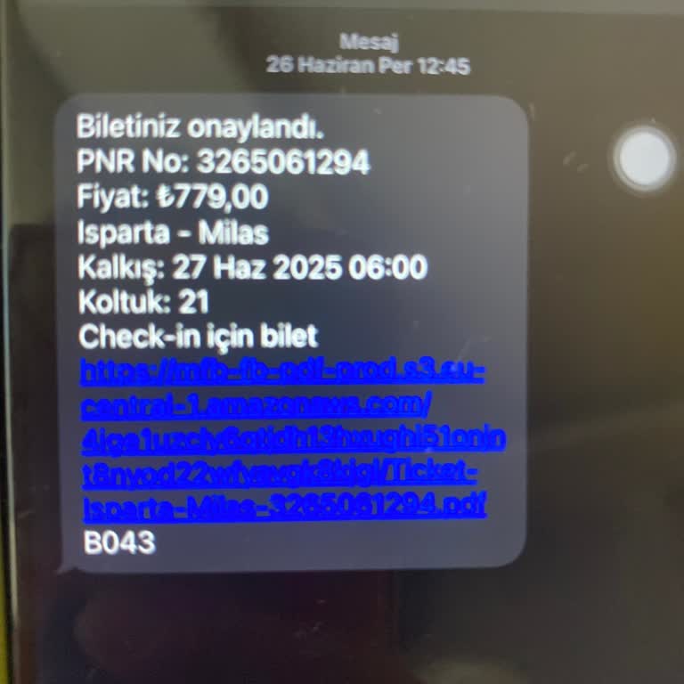 Bilet İadesi Yapılmadı Mağduriyet Yaşadım