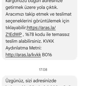 Adresime Teslim Edilmeyen Kargo Ve Sürekli Tekrarlanan Sorun