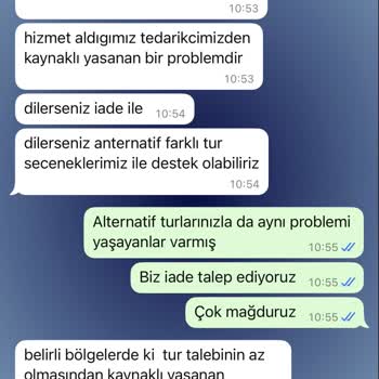 İptal Edilen İtalya Turu Sonrası Yaşanan İletişim Ve İade Sorunu