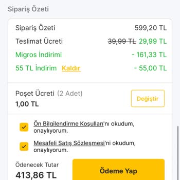 Migros Online Siparişte Bozuk Kavun Ve Yetersiz Değişim Süreci