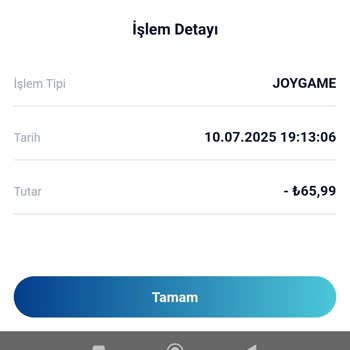 Paycell İle Joy Para Yüklemesinde Para Kaybı Yaşadım