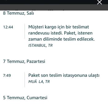 Teslim Edilmeyen Kargo Ve Yanıltıcı Bilgilendirme Nedeniyle Mağduriyet