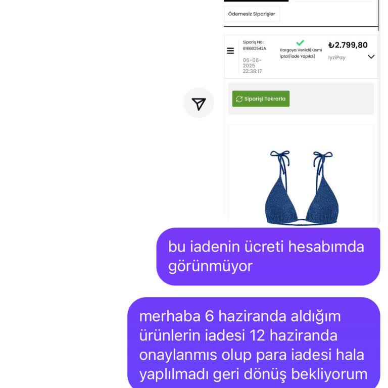 İade Onaylandı, Para İadesi Yapılmadı