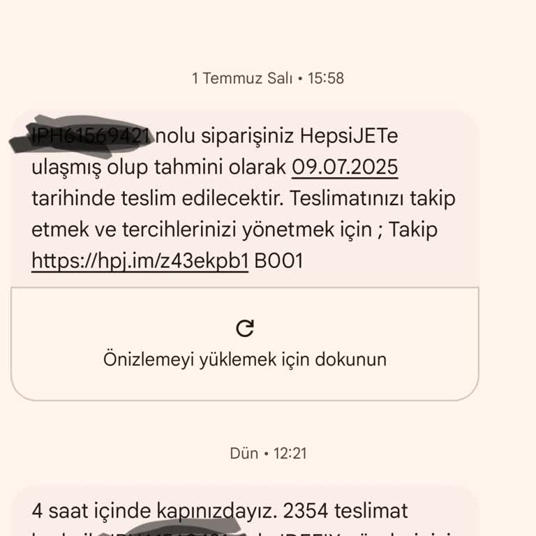 10 Gündür Teslim Edilmeyen Ürün Ve Belirsiz Teslimat Tarihi