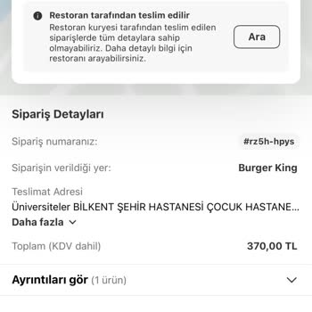 Siparişim Gelmedi, Destek Yetersiz Kaldı