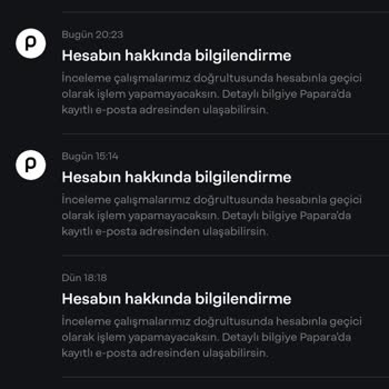 Papara Hesabım Bir Aydır Kapalı, Mağduriyetim Giderilmiyor!