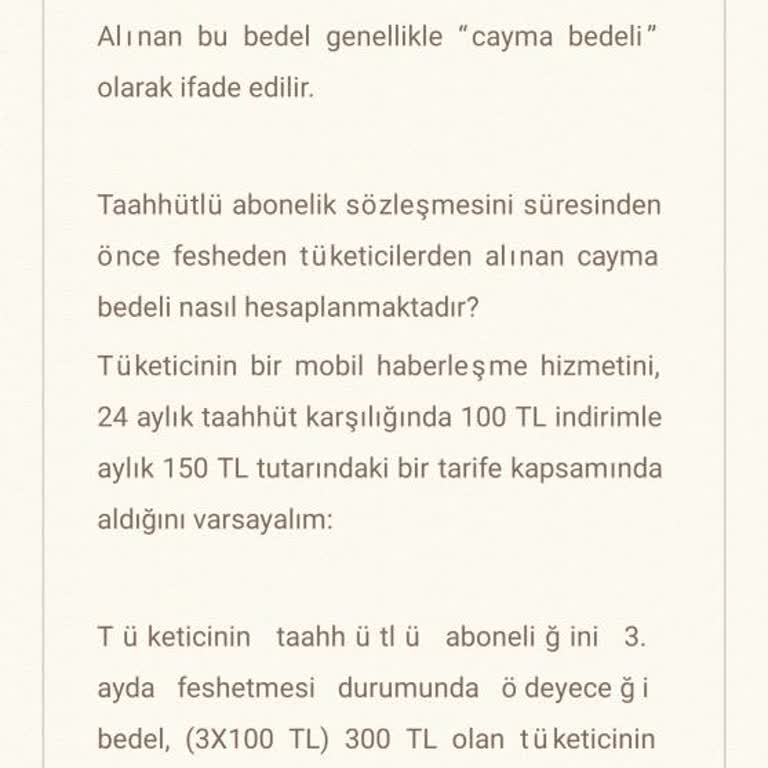 Haksız Cayma Bedeliyle Şaşırtan Fatura Şoku!