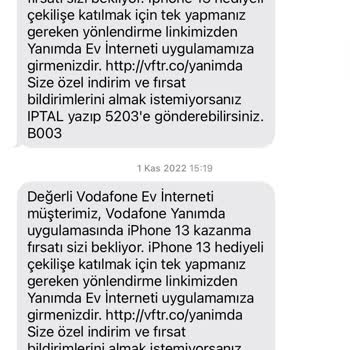 Vodafone'dan Hatalı Arama Ve SMS Sorunu Bir Türlü Çözülemiyor