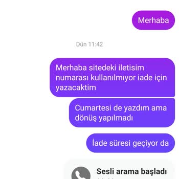 Weswear İade Talebime Hiçbir Kanaldan Dönüş Alamadım