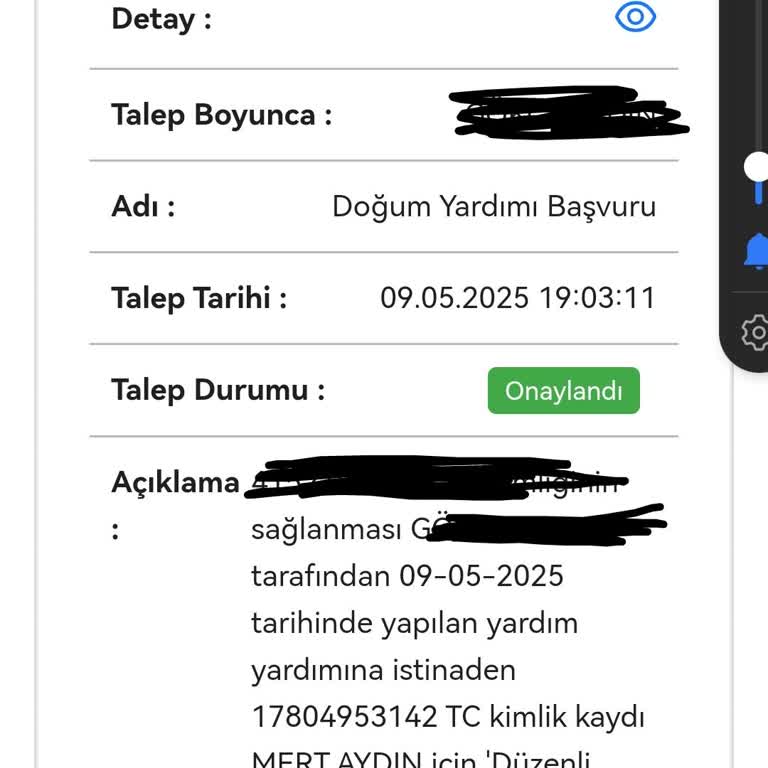 Doğum Yardımı Başvurum Sonuçsuz Kaldı