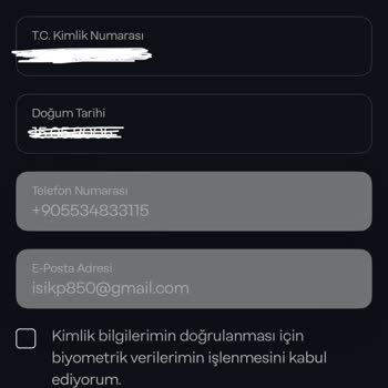 Kişisel Bilgilerimin İzinsiz Kullanılması Ve Yetkisiz Hesap Açılması Hakkında Şikayet