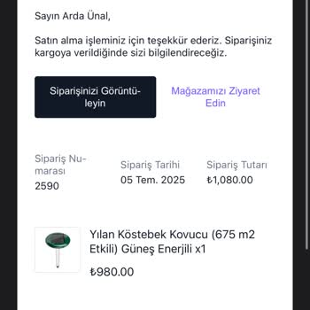 Siparişim Bir Haftadır Kargoya Verilmedi İletişimde Sorun Yaşıyorum