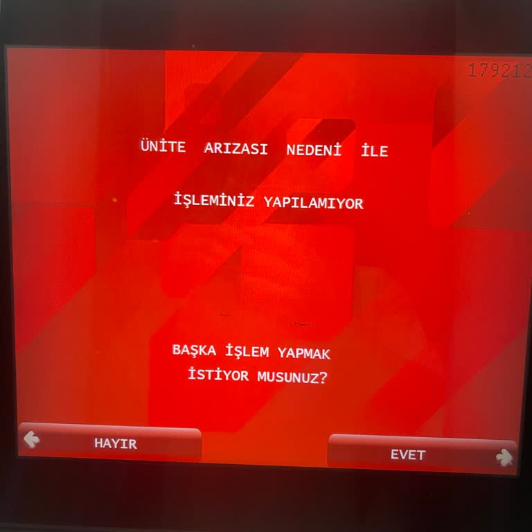 ATM Arızası Sonucu Eksik Para Yatırılması