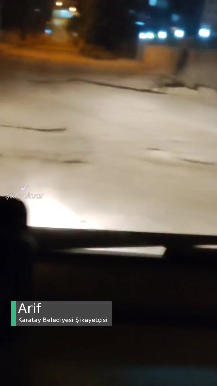 Karatay Belediyesi Bozuk Yolun Onarılması videonun kapak resmi