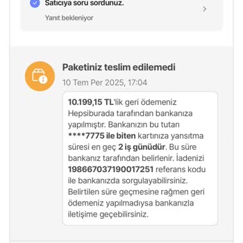 Koşu Bandı Siparişim Kargo Hatası Nedeniyle Teslim Edilmedi